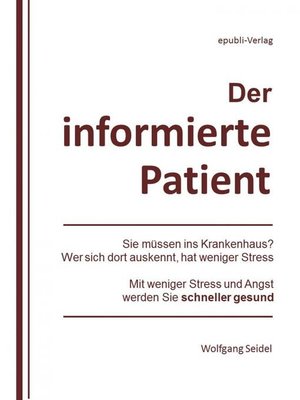 cover image of Der informierte Patient im Krankenhaus